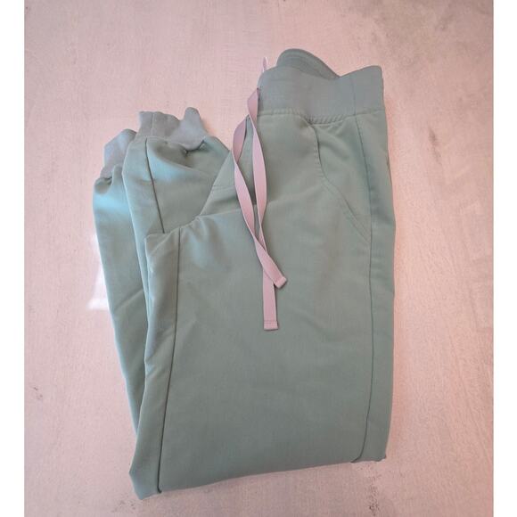Figs Pants - Figs Women's Zamora Jogger Scrub Pants SZ XXSP Mint Green Medical Nursing